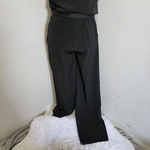 LOFT Black Strapless Jumpsuit - Picture 8 of 10